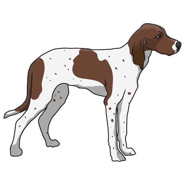 Signmission Pointer Dog Decal, Dog Lover Decor Vinyl Sticker D-12-Pointer - main